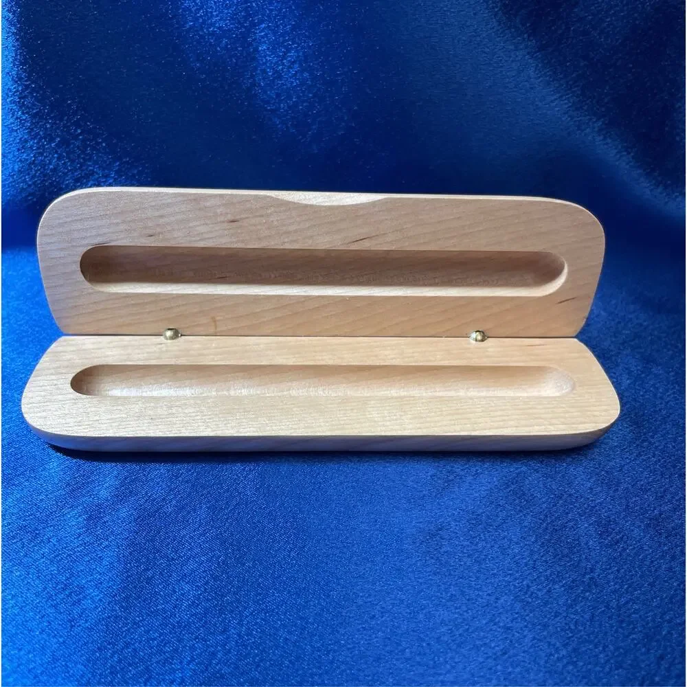Wooden Pen Holder with MLB Angels Baseball Logo 1998